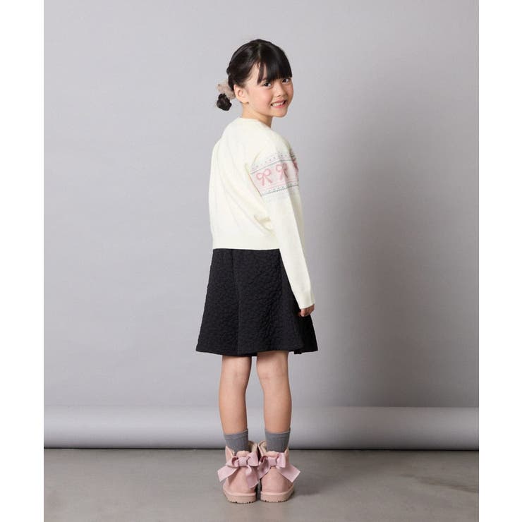 [120-160]【おうちで洗える】ふわもちノルディックニット | a.v.v【KIDS】 | 詳細画像17 