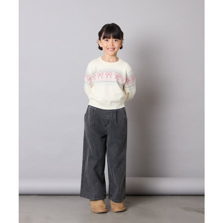 [120-160]【おうちで洗える】ふわもちノルディックニット | a.v.v【KIDS】 | 詳細画像20 