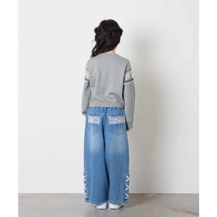 [120-160]【おうちで洗える】ふわもちノルディックニット | a.v.v【KIDS】 | 詳細画像38 