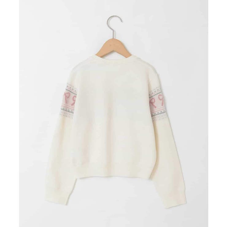 [120-160]【おうちで洗える】ふわもちノルディックニット | a.v.v【KIDS】 | 詳細画像4 