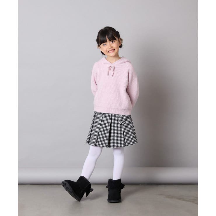 [120-160]【おうちで洗える】とろふわニットパーカー | a.v.v【KIDS】 | 詳細画像10 