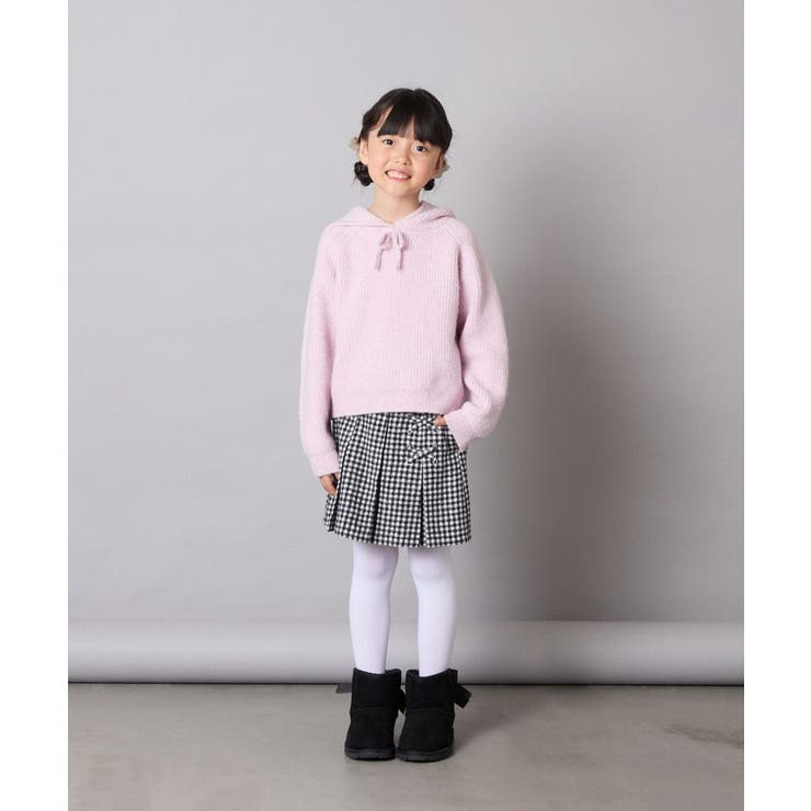 [120-160]【おうちで洗える】とろふわニットパーカー | a.v.v【KIDS】 | 詳細画像12 