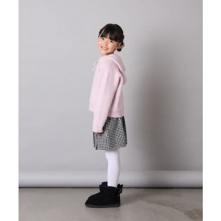 [120-160]【おうちで洗える】とろふわニットパーカー | a.v.v【KIDS】 | 詳細画像13 