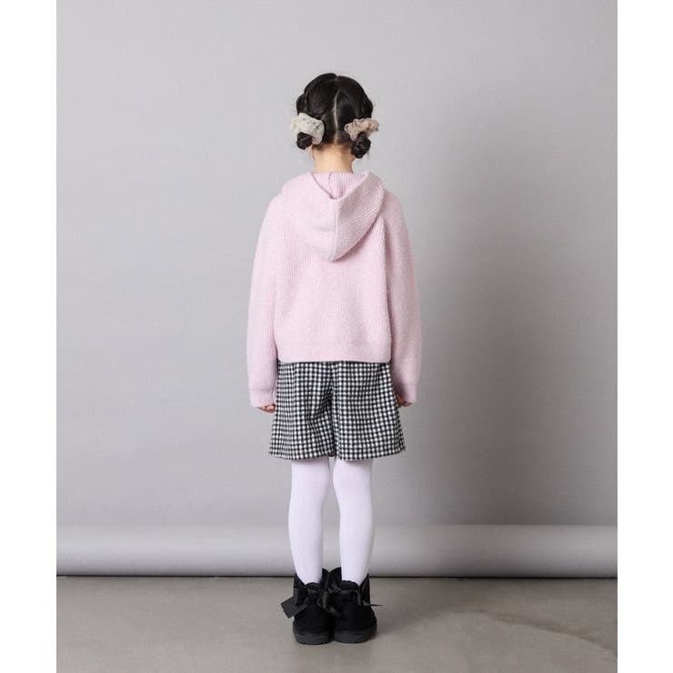 [120-160]【おうちで洗える】とろふわニットパーカー | a.v.v【KIDS】 | 詳細画像14 