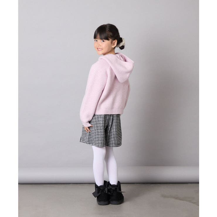 [120-160]【おうちで洗える】とろふわニットパーカー | a.v.v【KIDS】 | 詳細画像15 