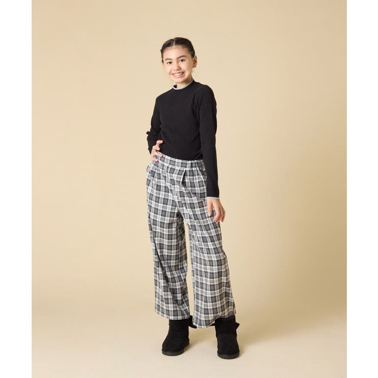 [130-160]配色プチハイリブニット | a.v.v【KIDS】 | 詳細画像17 