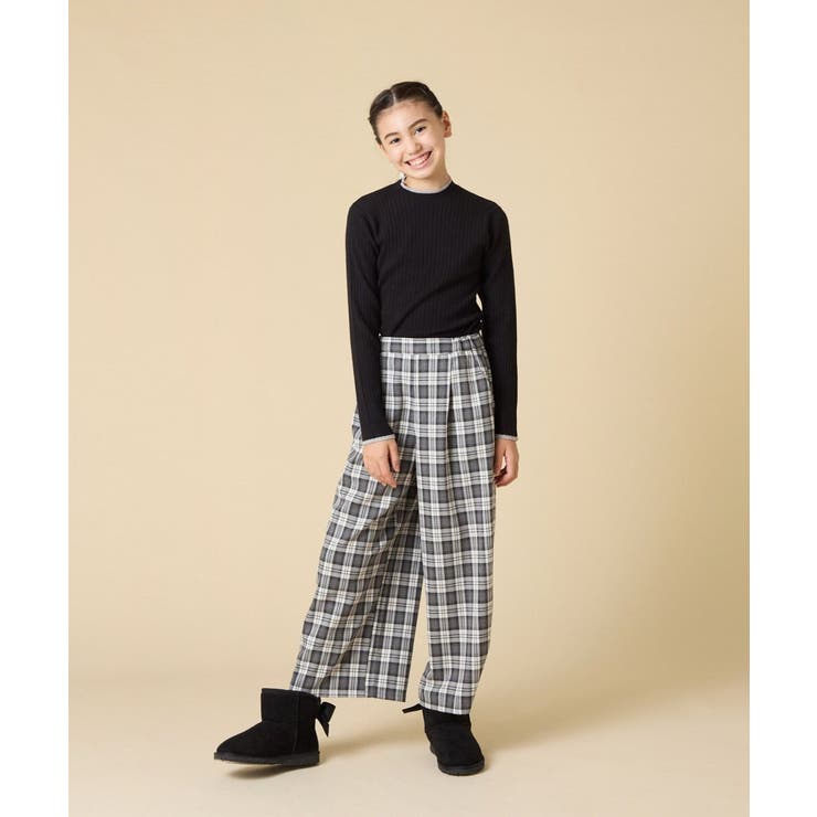 [130-160]配色プチハイリブニット | a.v.v【KIDS】 | 詳細画像20 