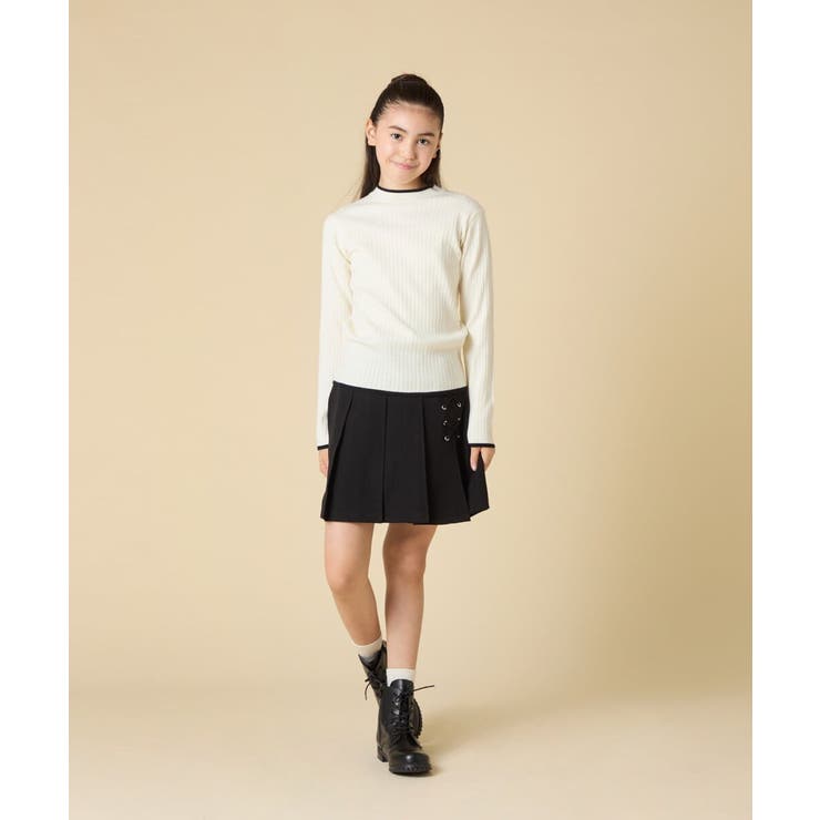 [130-160]配色プチハイリブニット | a.v.v【KIDS】 | 詳細画像28 