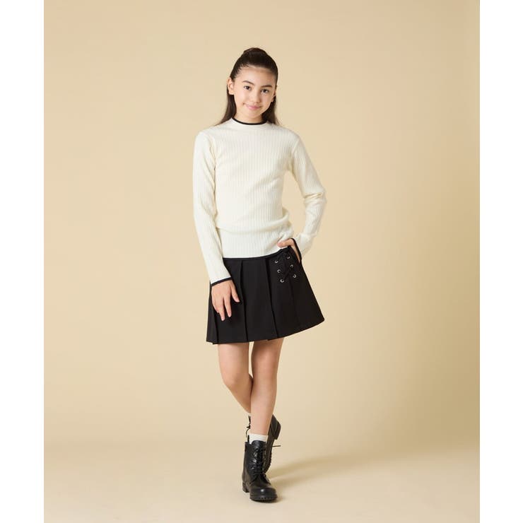 [130-160]配色プチハイリブニット | a.v.v【KIDS】 | 詳細画像29 