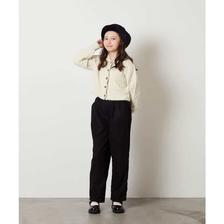 [100-130]襟付きニットカーディガン | a.v.v【KIDS】 | 詳細画像15 