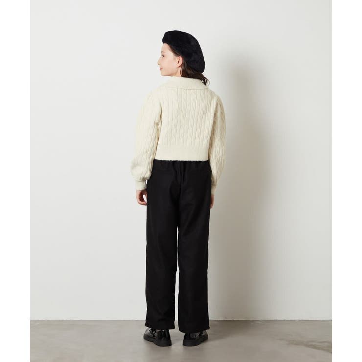 [100-130]襟付きニットカーディガン | a.v.v【KIDS】 | 詳細画像19 