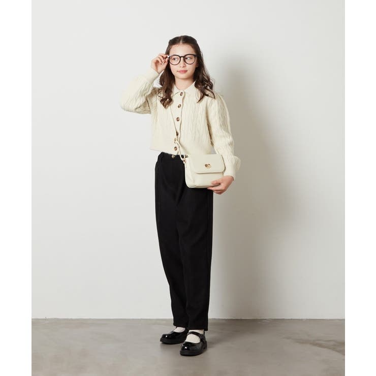 [100-130]襟付きニットカーディガン | a.v.v【KIDS】 | 詳細画像23 