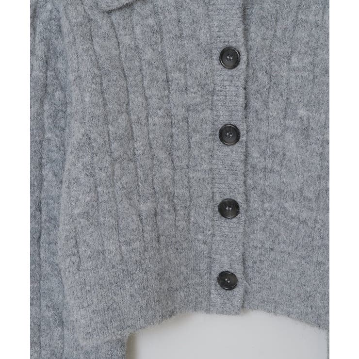 [100-130]襟付きニットカーディガン | a.v.v【KIDS】 | 詳細画像30 