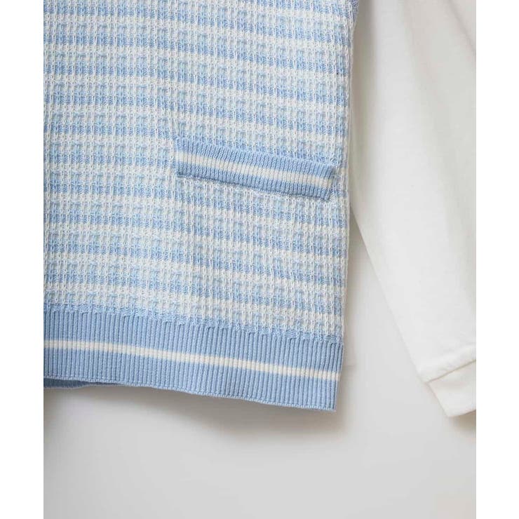 [120-130]【2点セット】ツイード風ニットベストセット | a.v.v【KIDS】 | 詳細画像16 