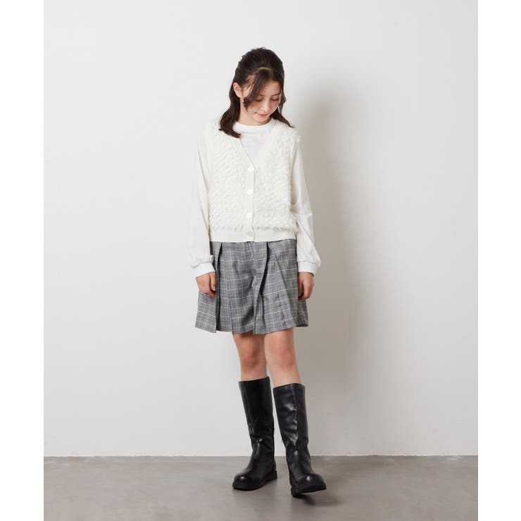[130]【2点セット】フリンジニットベストセット | a.v.v【KIDS】 | 詳細画像16 
