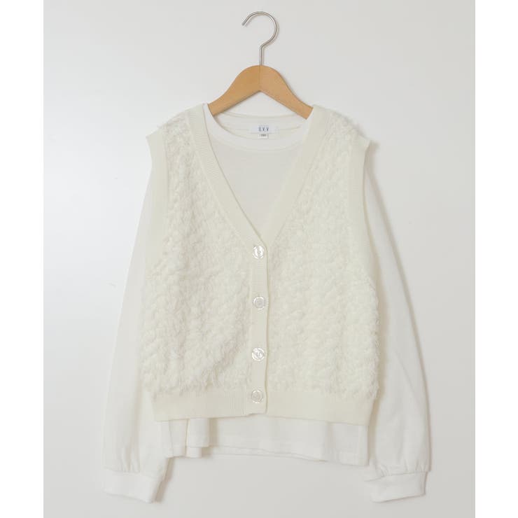 [130]【2点セット】フリンジニットベストセット | a.v.v【KIDS】 | 詳細画像23 