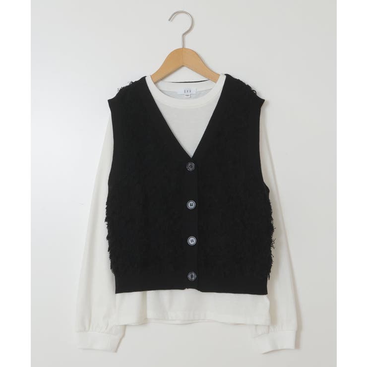 [130]【2点セット】フリンジニットベストセット | a.v.v【KIDS】 | 詳細画像30 
