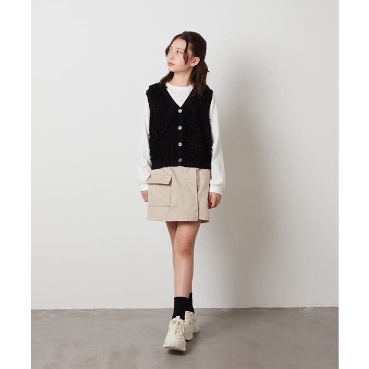 [130]【2点セット】フリンジニットベストセット | a.v.v【KIDS】 | 詳細画像9 