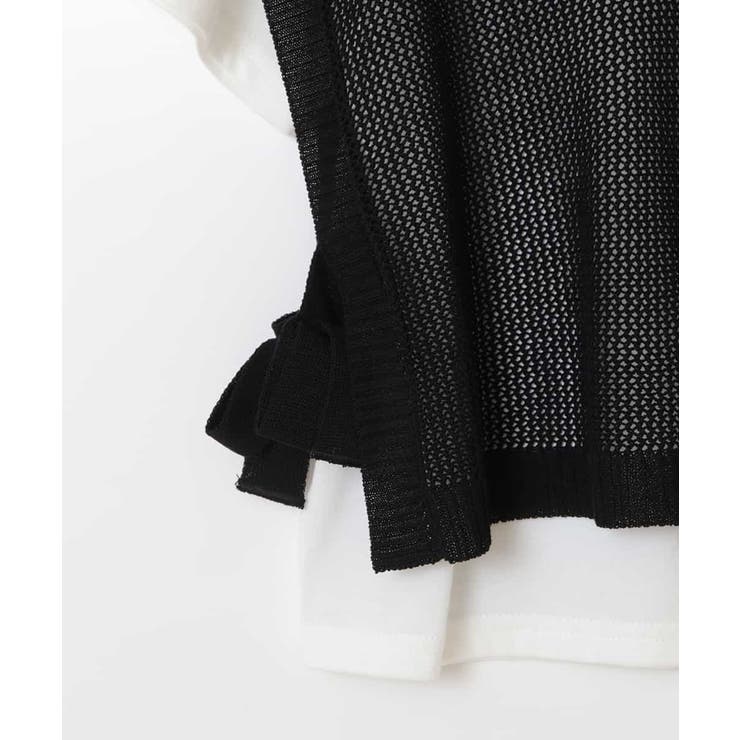 [120-130]【2点セット】サイドリボンメッシュニットベストセット | a.v.v【KIDS】 | 詳細画像17 