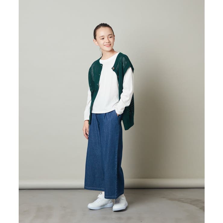 バックボタンメッシュニットベストセット | a.v.v【KIDS】 | 詳細画像15 