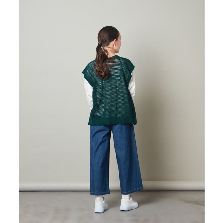 バックボタンメッシュニットベストセット | a.v.v【KIDS】 | 詳細画像16 