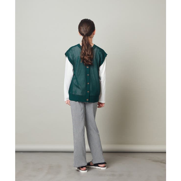 バックボタンメッシュニットベストセット | a.v.v【KIDS】 | 詳細画像18 