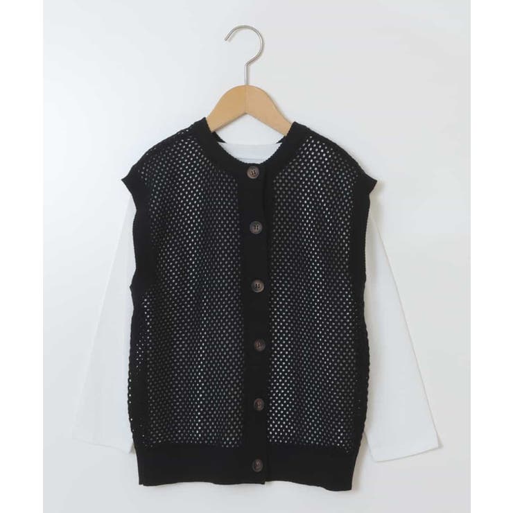 バックボタンメッシュニットベストセット | a.v.v【KIDS】 | 詳細画像8 