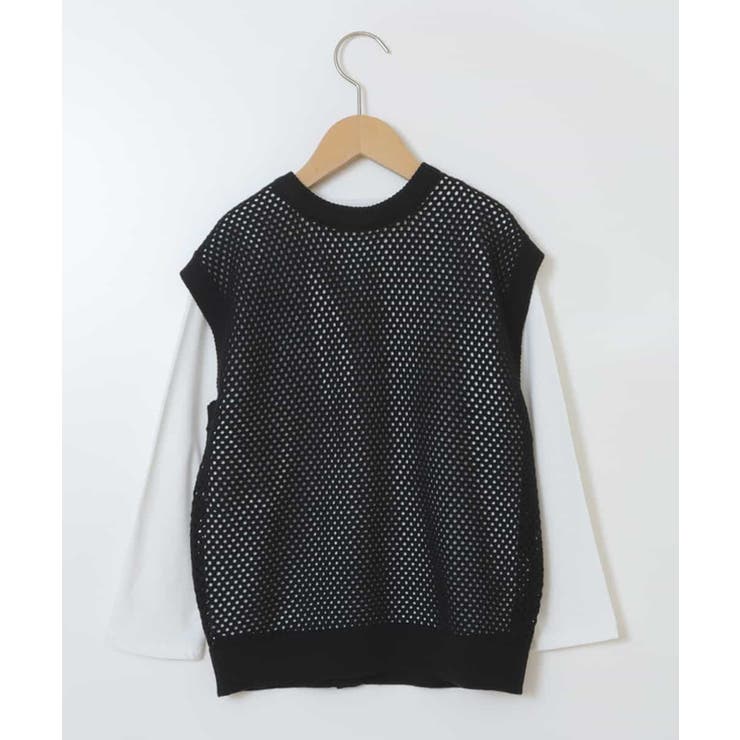 バックボタンメッシュニットベストセット | a.v.v【KIDS】 | 詳細画像9 