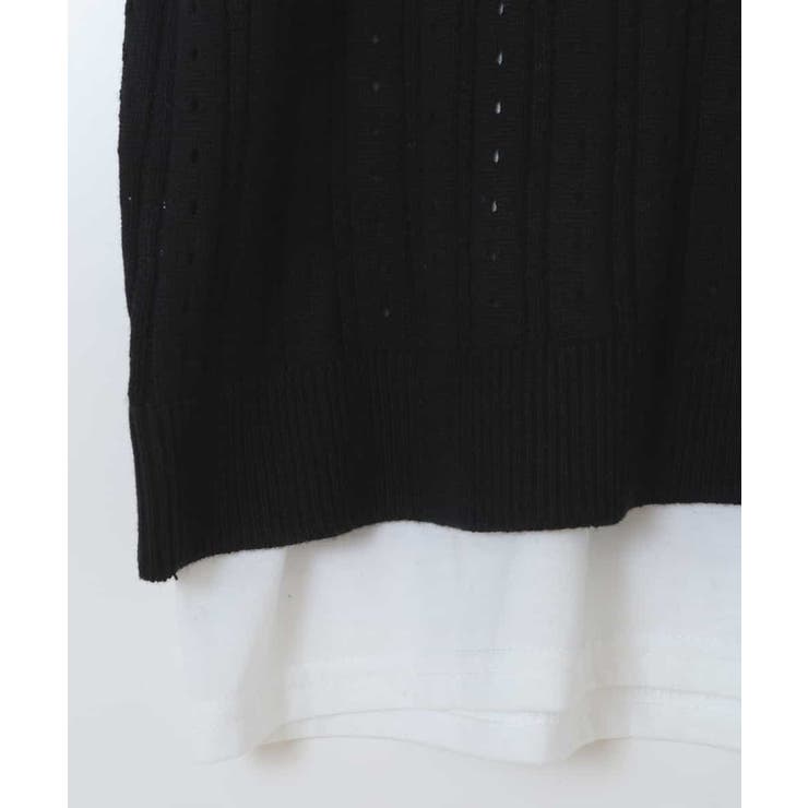 [160]【2点セット】アイレット柄襟付きニットベストセット | a.v.v【KIDS】 | 詳細画像17 