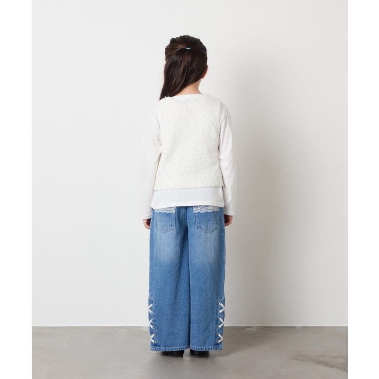 [120-160]リボンヤーンニットベストセット | a.v.v【KIDS】 | 詳細画像10 