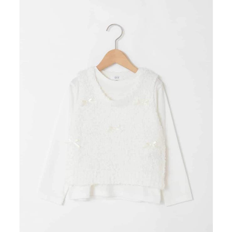 [120-160]リボンヤーンニットベストセット | a.v.v【KIDS】 | 詳細画像34 