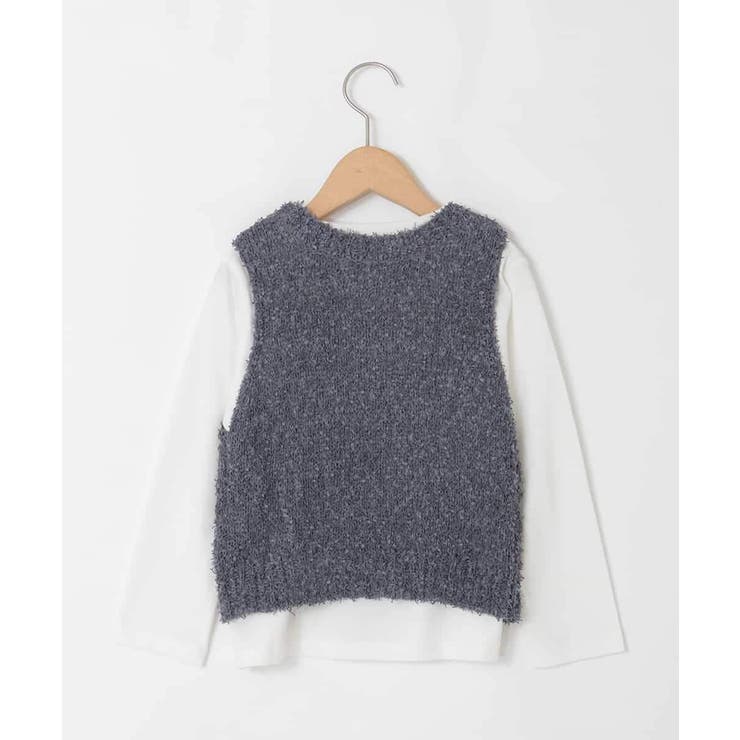 [120-160]リボンヤーンニットベストセット | a.v.v【KIDS】 | 詳細画像36 