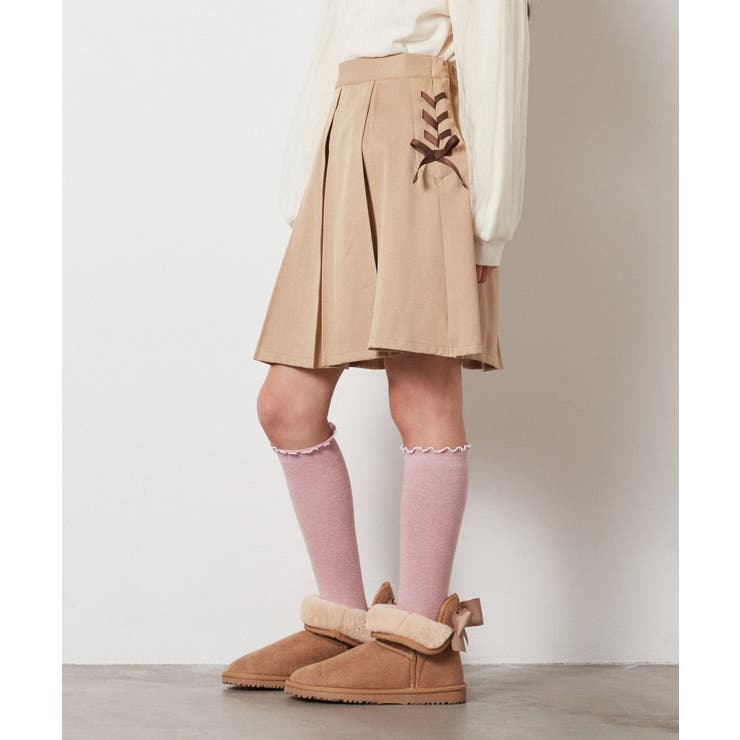 [100-130]サイドレースアップスカート | a.v.v【KIDS】 | 詳細画像13 