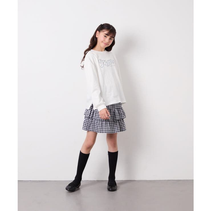 [110-150]ギンガムフリルスカート | a.v.v【KIDS】 | 詳細画像10 