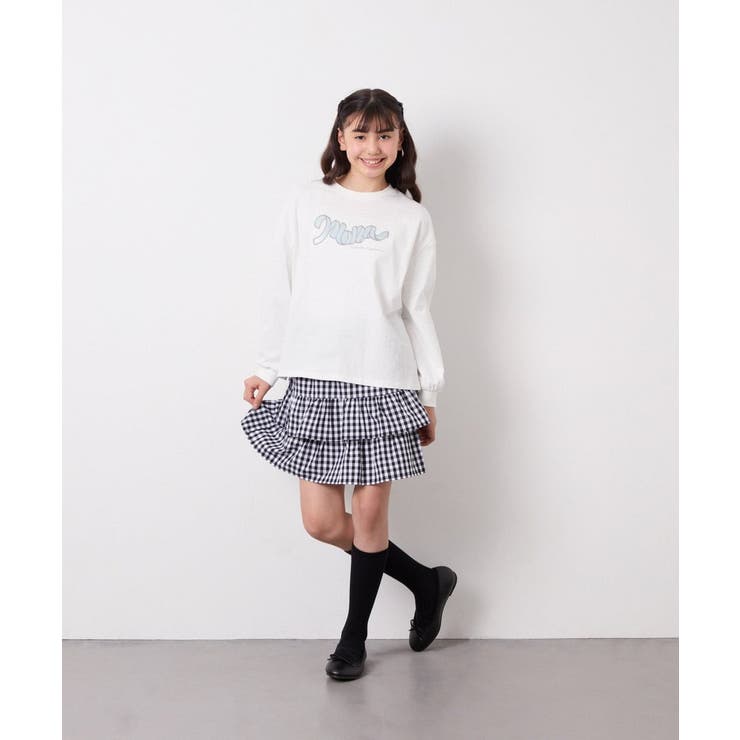 [110-150]ギンガムフリルスカート | a.v.v【KIDS】 | 詳細画像11 
