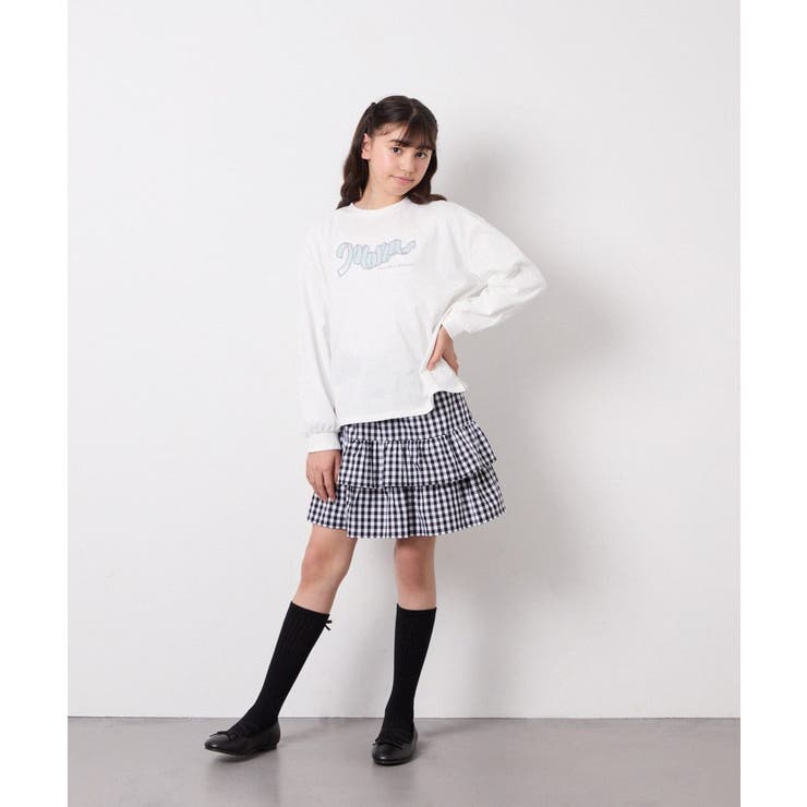 [110-150]ギンガムフリルスカート | a.v.v【KIDS】 | 詳細画像12 