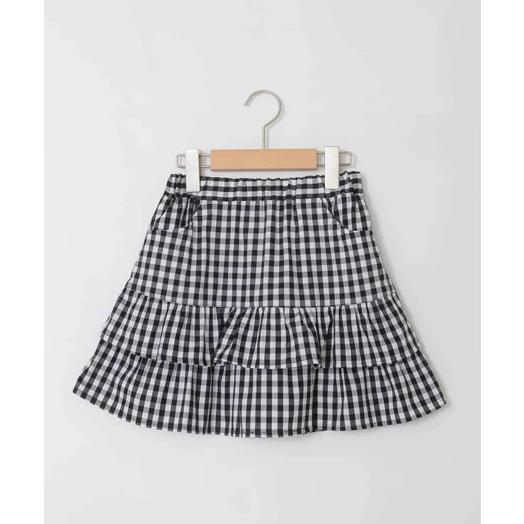 [110-150]ギンガムフリルスカート | a.v.v【KIDS】 | 詳細画像14 