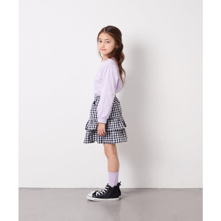 [110-150]ギンガムフリルスカート | a.v.v【KIDS】 | 詳細画像7 