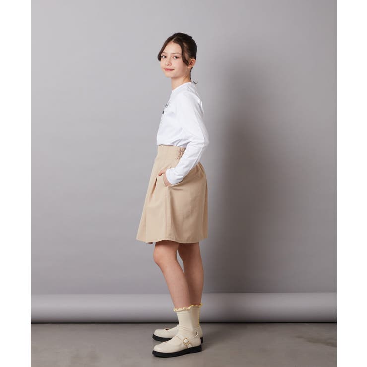 100-130]【セットアップ対応】ハイウエストタックスカート[品番