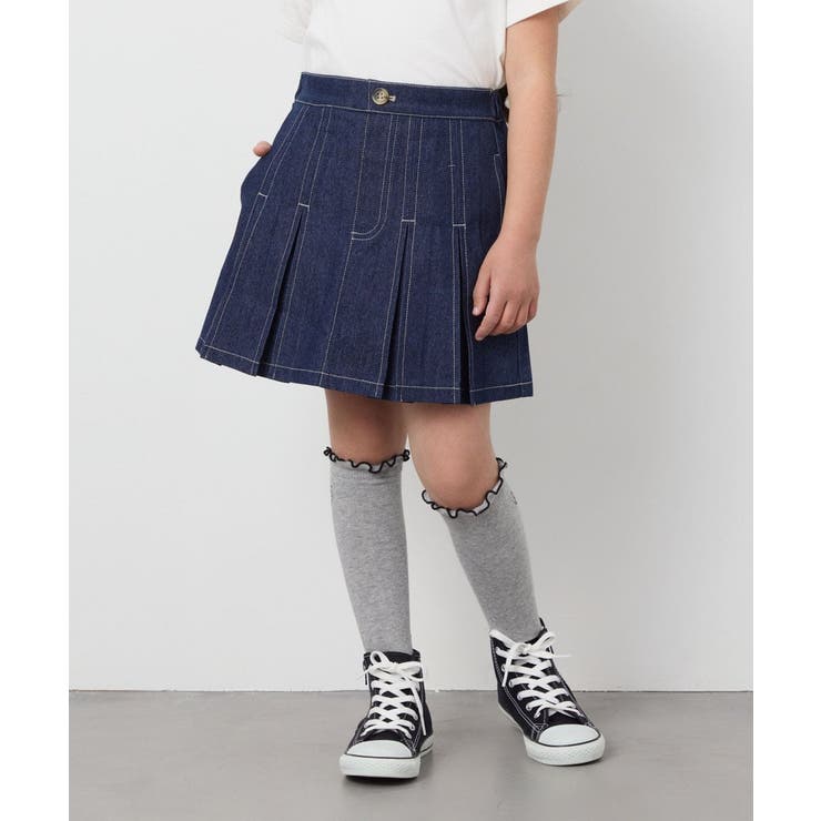 [120-130]インパン付きタックプリーツスカート | a.v.v【KIDS】 | 詳細画像3 