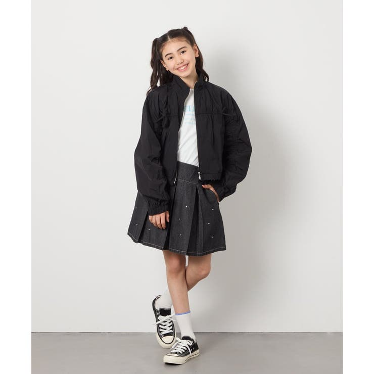 [120-130]ビジュー付きデニムタックスカート | a.v.v【KIDS】 | 詳細画像23 