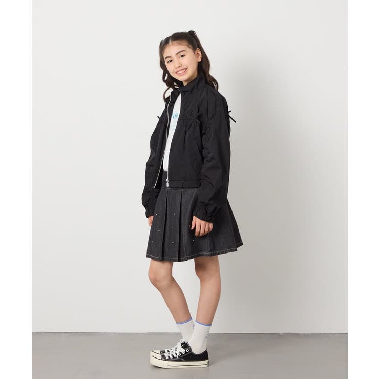 [120-130]ビジュー付きデニムタックスカート | a.v.v【KIDS】 | 詳細画像26 