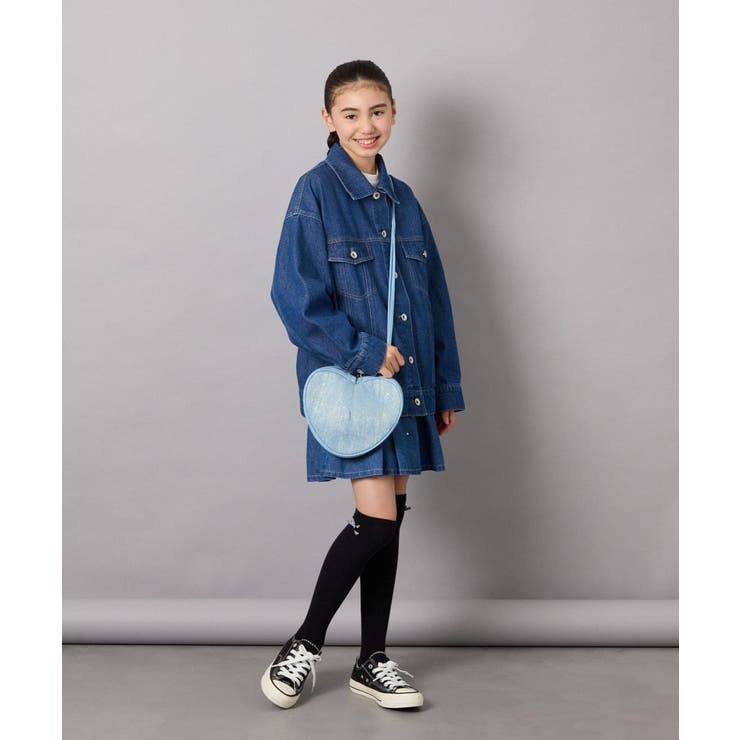 [120-130]ビジュー付きデニムタックスカート | a.v.v【KIDS】 | 詳細画像36 