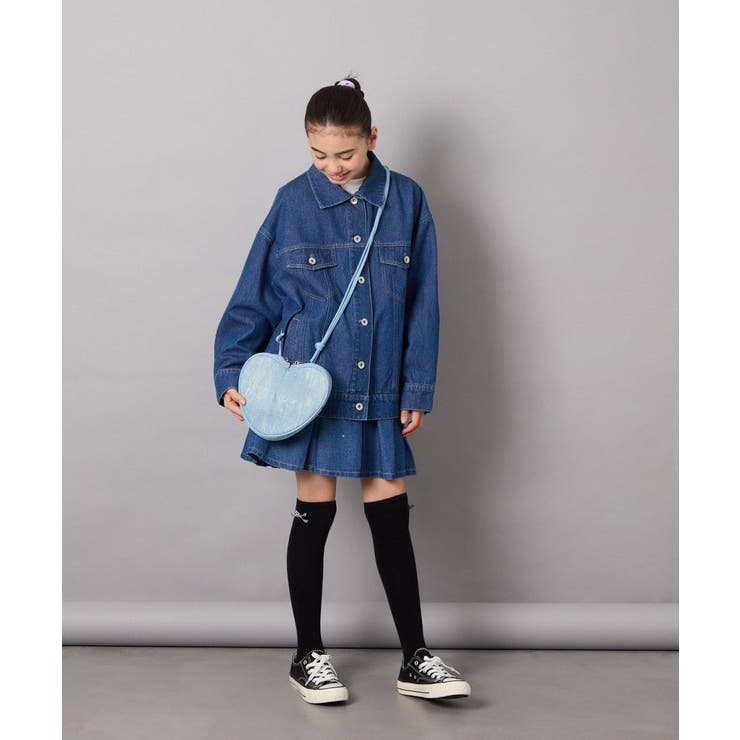 [120-130]ビジュー付きデニムタックスカート | a.v.v【KIDS】 | 詳細画像37 