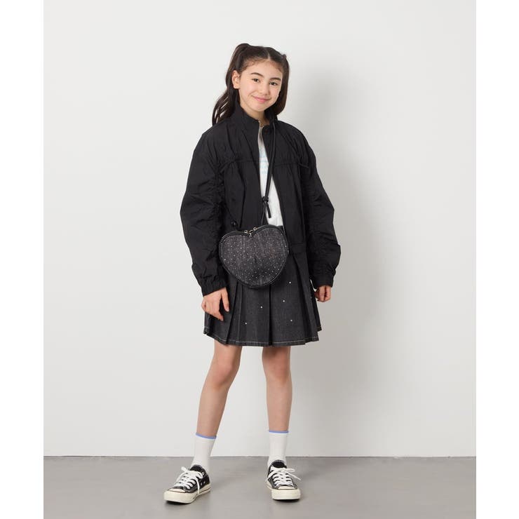 [160]ビジュー付きデニムタックスカート | a.v.v【KIDS】 | 詳細画像14 