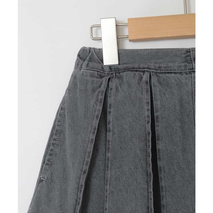 [120-160]ビジューデニムプリーツスカート | a.v.v【KIDS】 | 詳細画像15 