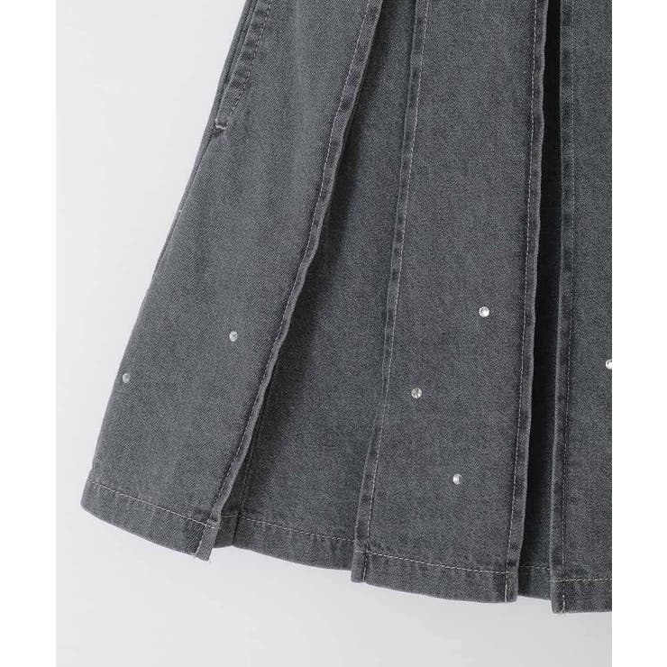 [120-160]ビジューデニムプリーツスカート | a.v.v【KIDS】 | 詳細画像17 