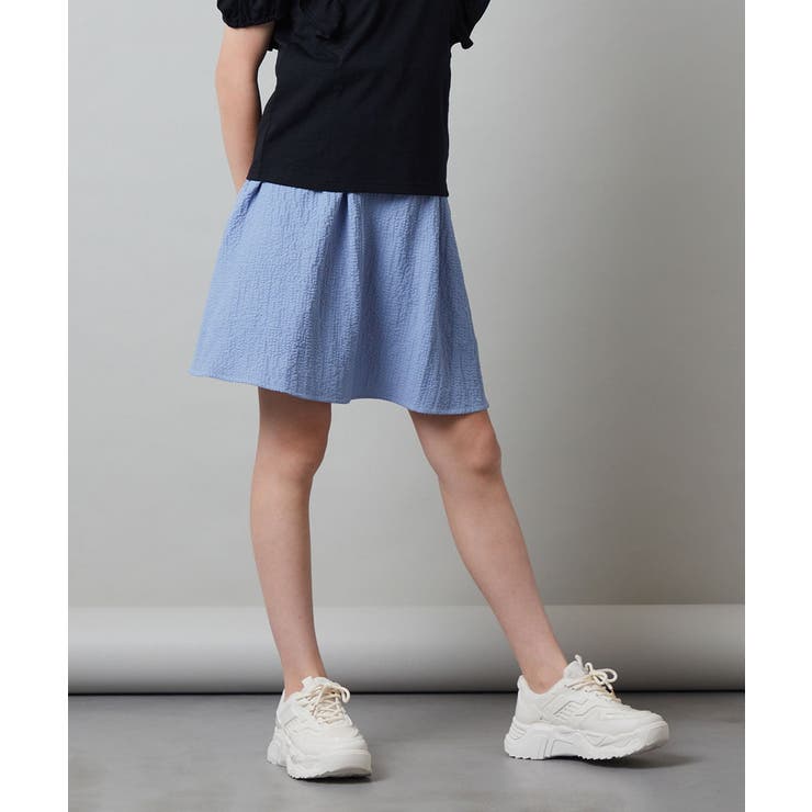 ライトブルー | [140-150]インパン付きアソートフレアスカート | a.v.v【KIDS】