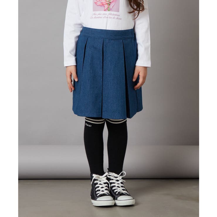 [100-130]インパン付きタックスカート | a.v.v【KIDS】 | 詳細画像15 