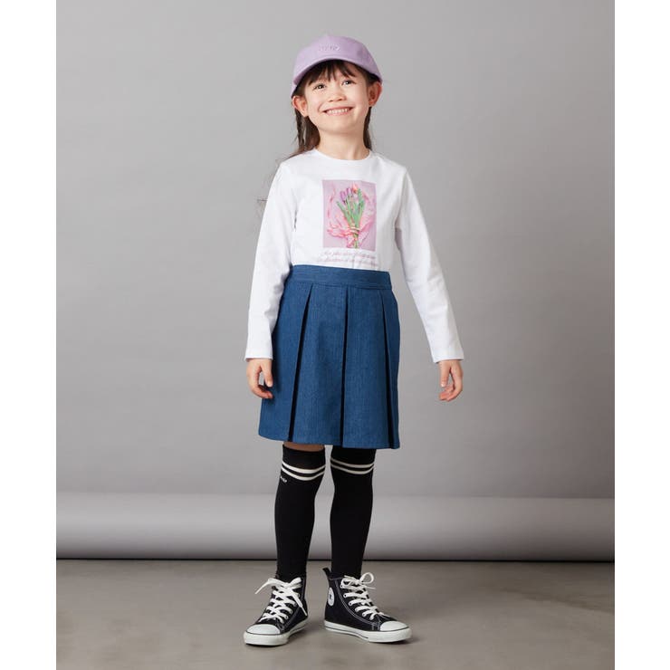 [100-130]インパン付きタックスカート | a.v.v【KIDS】 | 詳細画像16 